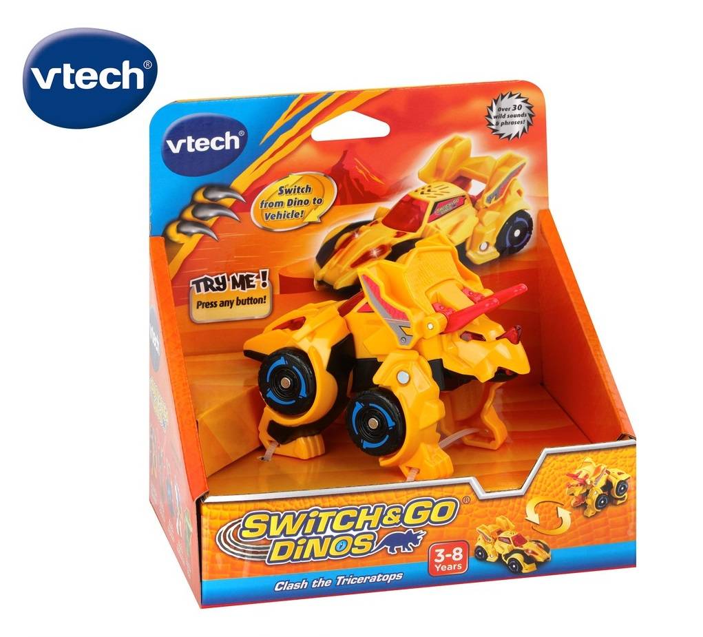 VTech Switch & Go Dinos Clash the Triceratops