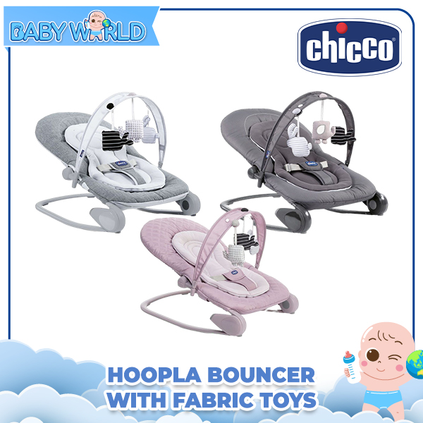 CHICCO Hoopla Bouncer with Fabric Toys